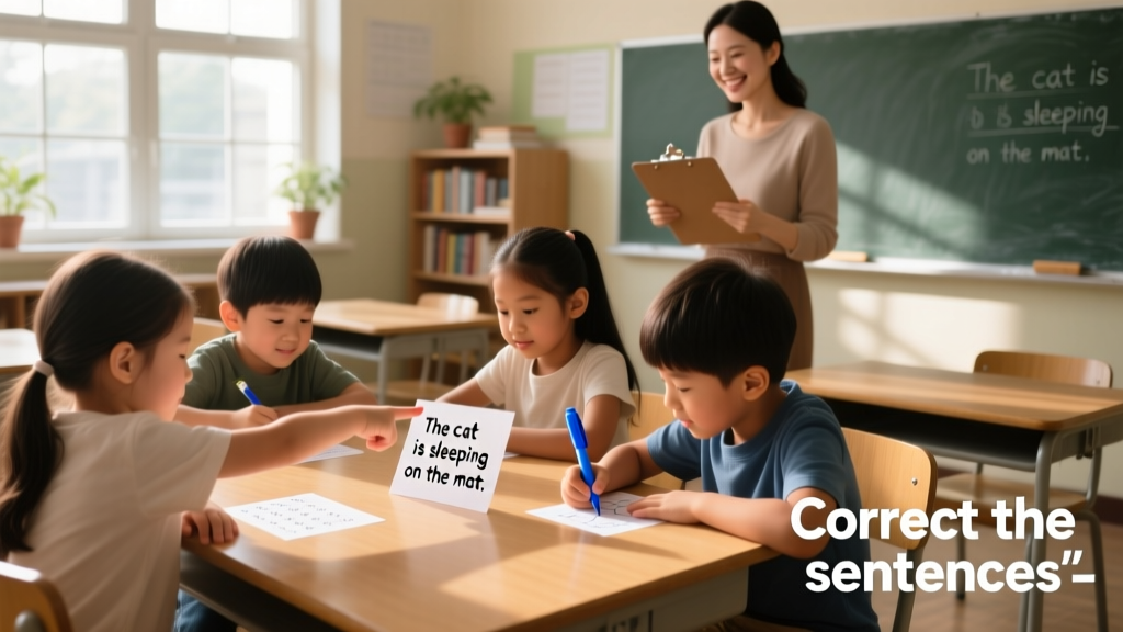 Correct the Sentences: Evidence-Based Strategies for Building Grammatical Accuracy in Elementary Learners