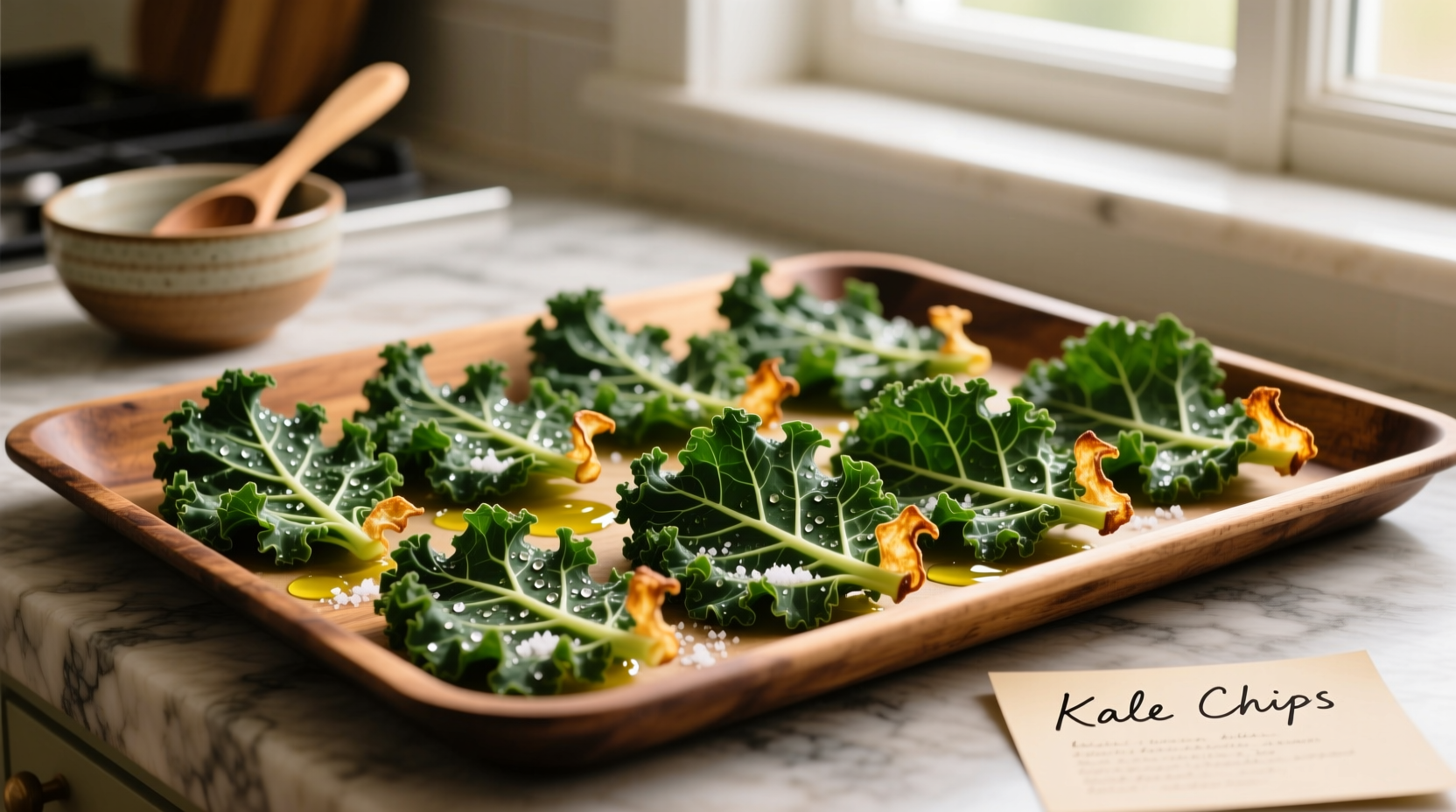 Perfect Crispy Kale Chips Recipe in 20 Minutes