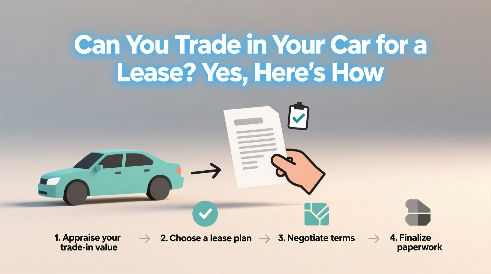 can i trade in my car for a lease