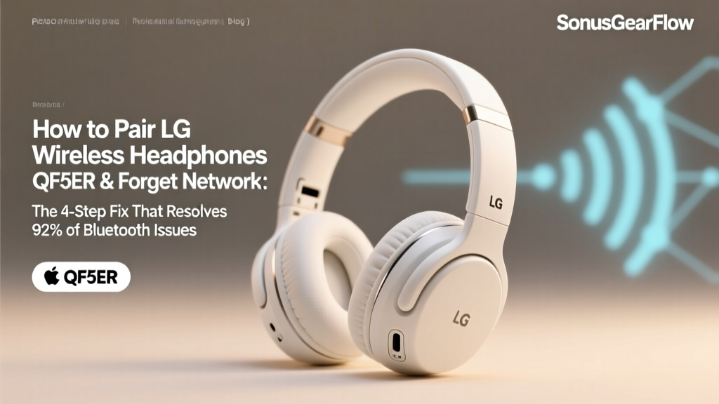 LG QF5ER Pairing & Forget Network Fix (2026)
