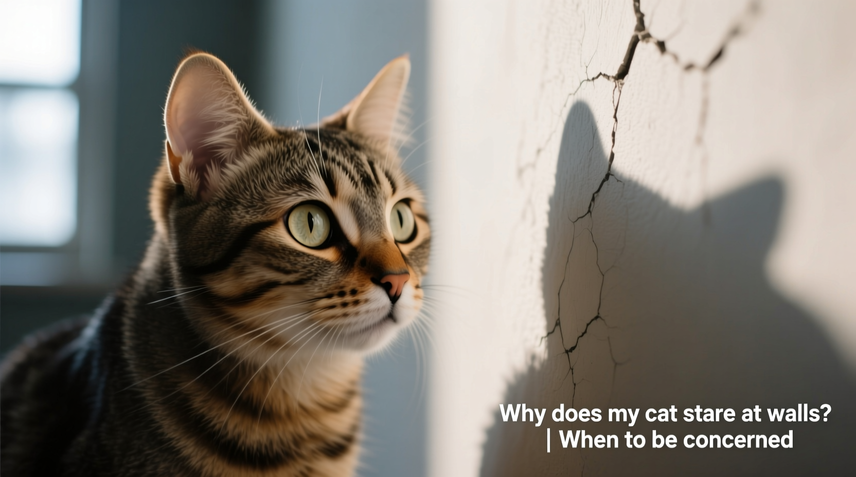 why does my cat stare at walls and when should you be concerned