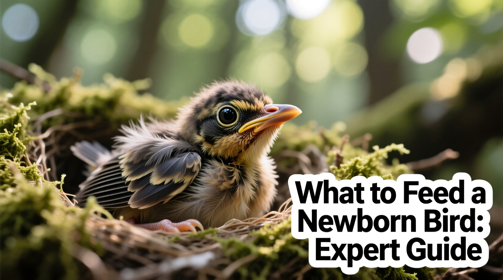 what to feed a newborn bird