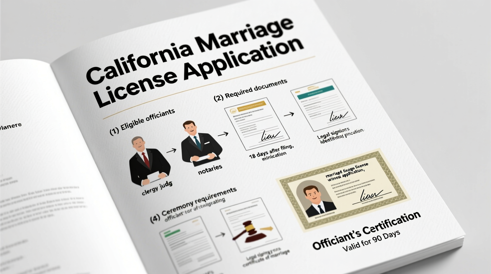 how to officiate a wedding in california