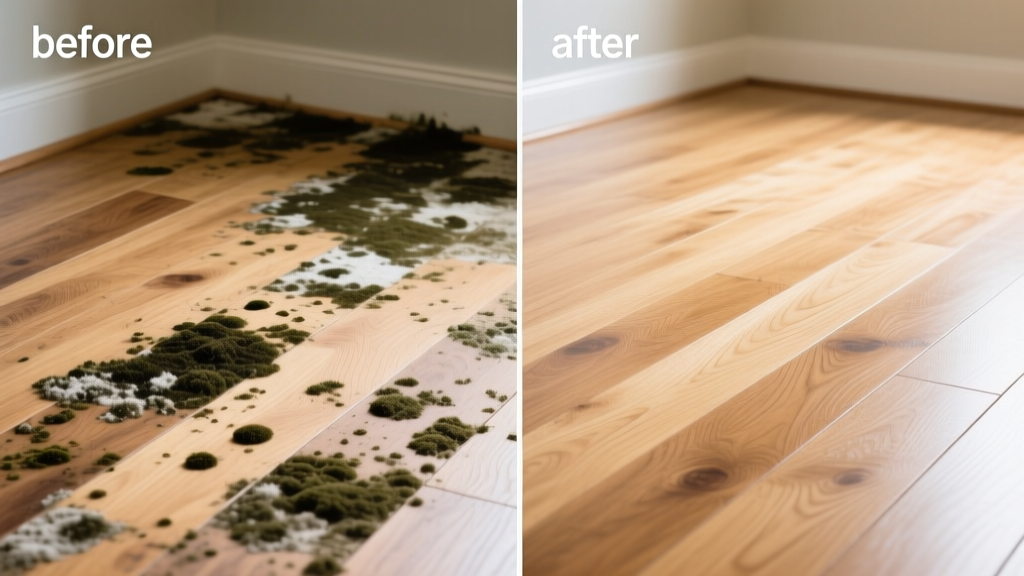 How to Remove Mold from Hardwood Floors Safely