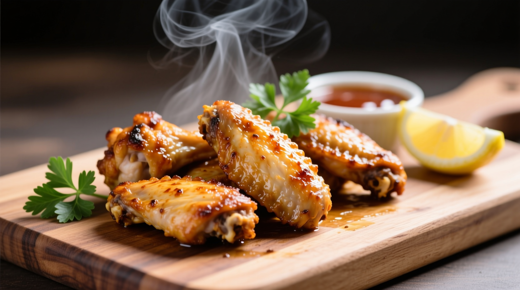 how long do i cook chicken wings in the oven