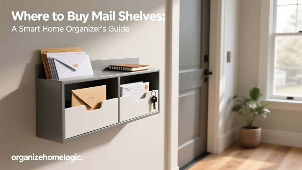 Where to Buy Mail Shelves: A Smart Home Organizer's Guide