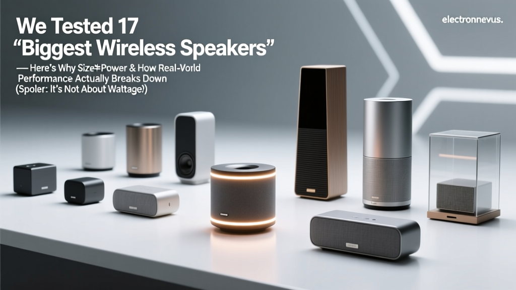We Tested 17 'Biggest Wireless Speakers' — Here’s Why Size ≠ Power & How Real-World Performance Actually Breaks Down (Spoiler: It’s Not About Wattage)