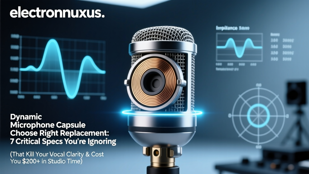 Dynamic Microphone Capsule Choose Right Replacement: 7 Critical Specs You’re Ignoring (That Kill Your Vocal Clarity & Cost You $200+ in Studio Time)