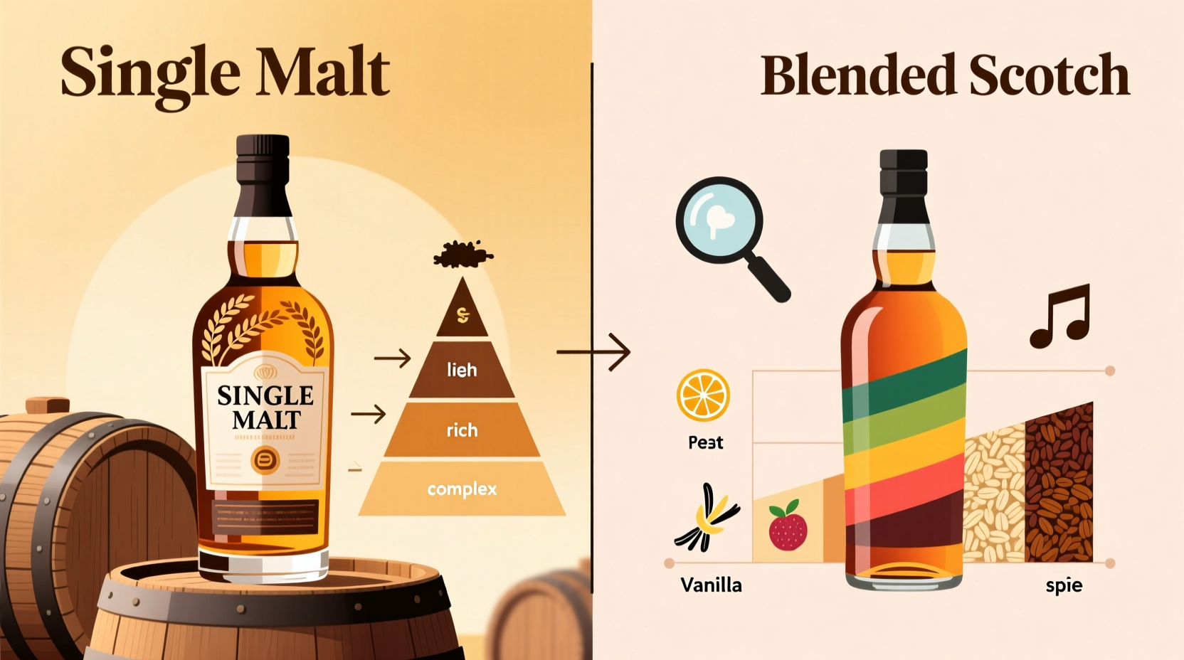 single malt scotch vs blended for beginners which offers clearer flavor education