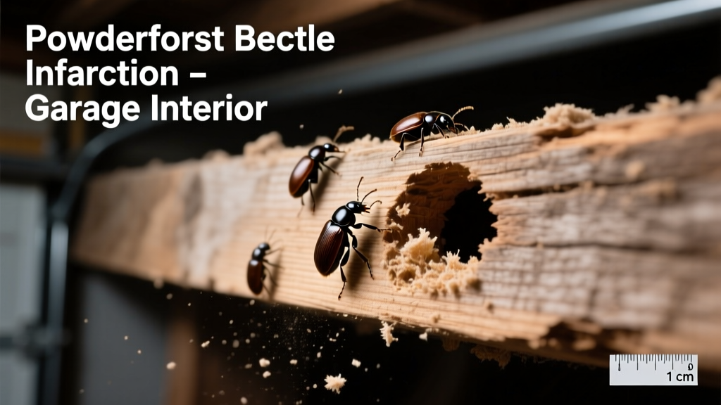 Powderpost Beetles in the Garage: Identification & Fix
