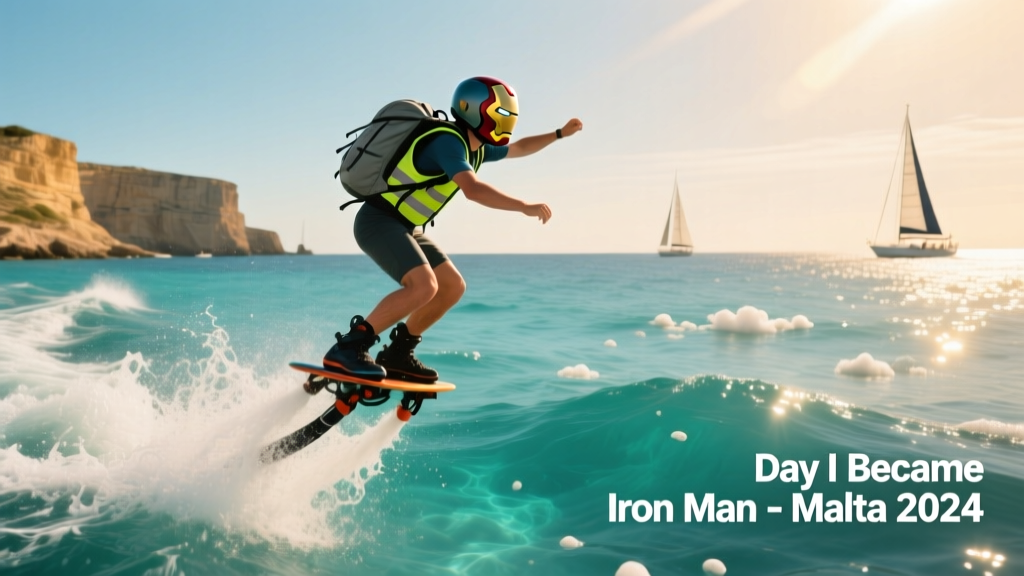 Flyboarding In Malta Or The Day I Became Iron Man