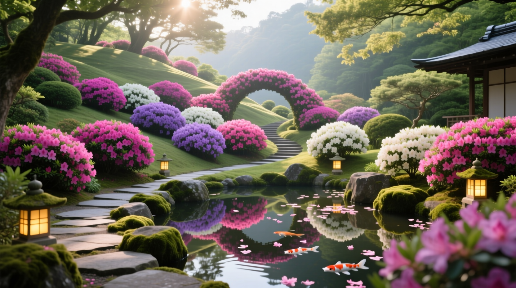 azalea garden design ideas