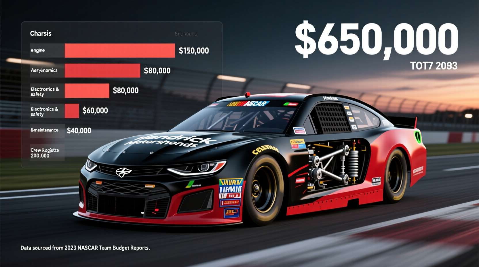 how much does a nascar car cost