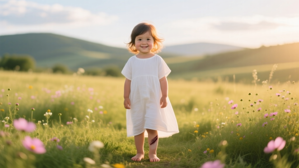 Healed child