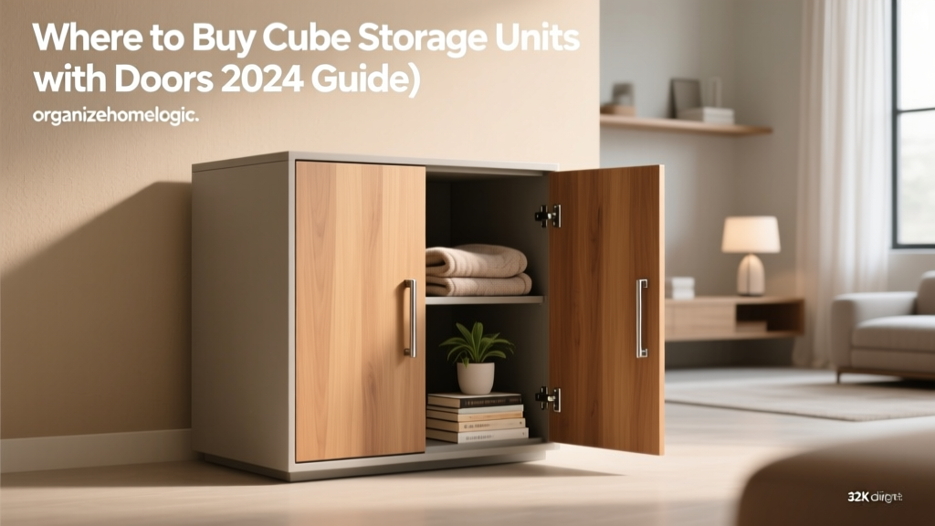 Where to Buy Cube Storage Units with Doors (2024 Guide)
