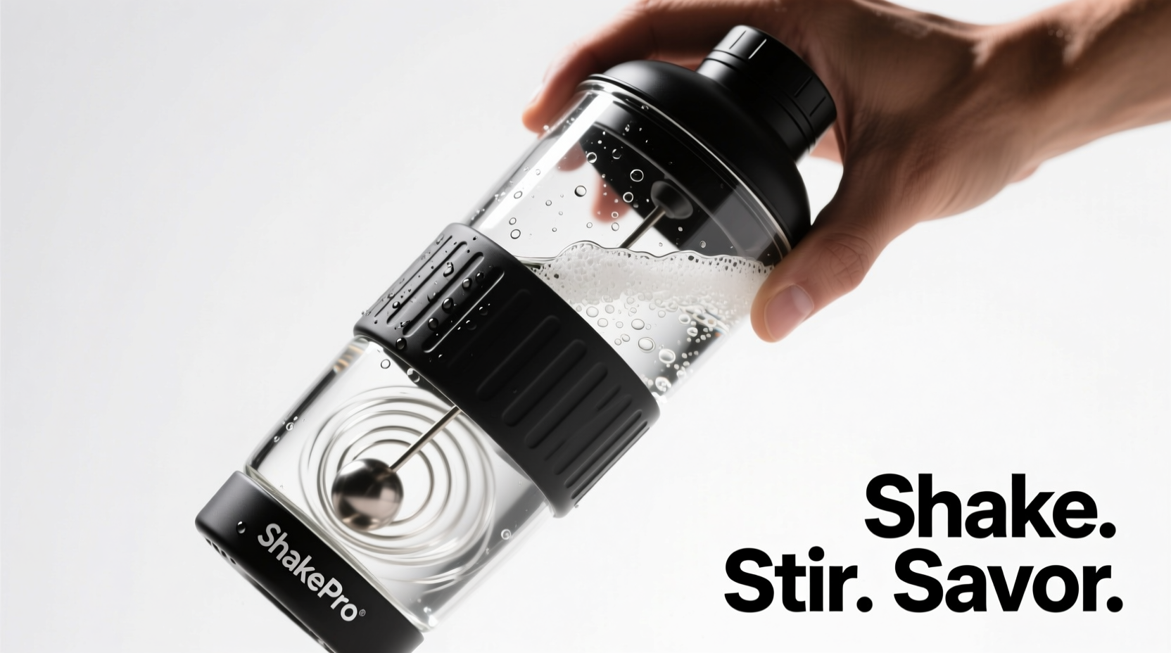 portable cocktail mixer bottle does shake method beat stirring