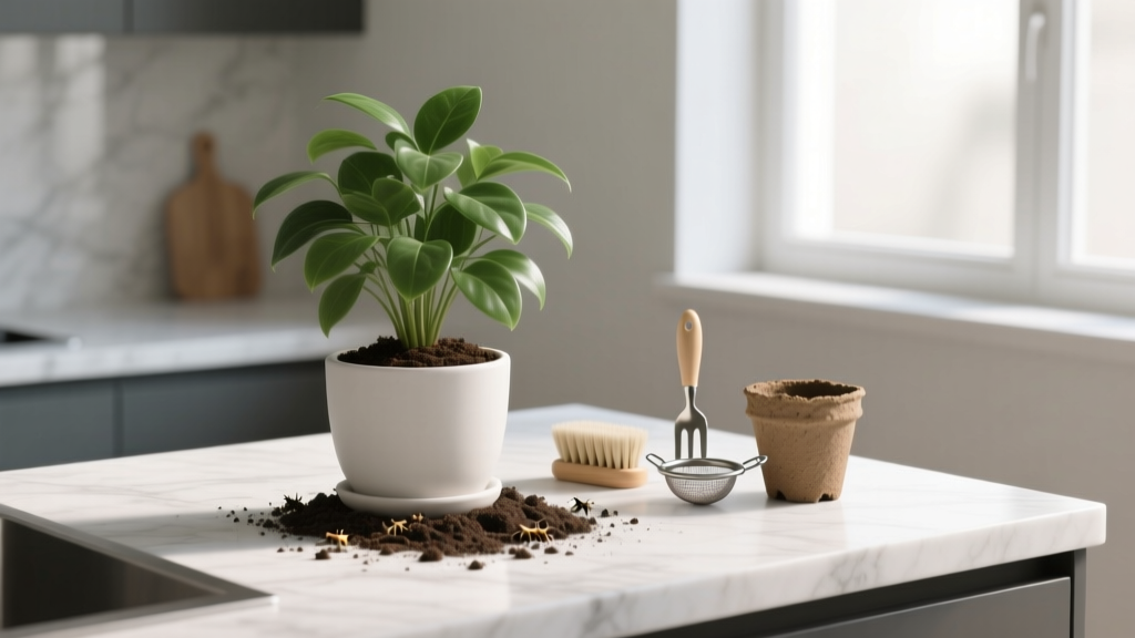 How to Rid Indoor Plants of Bugs in Soil Mix