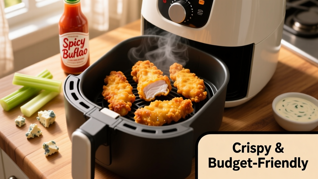 Air Fryer Buffalo Chicken Tenders (Crispy & Budget-Friendly)