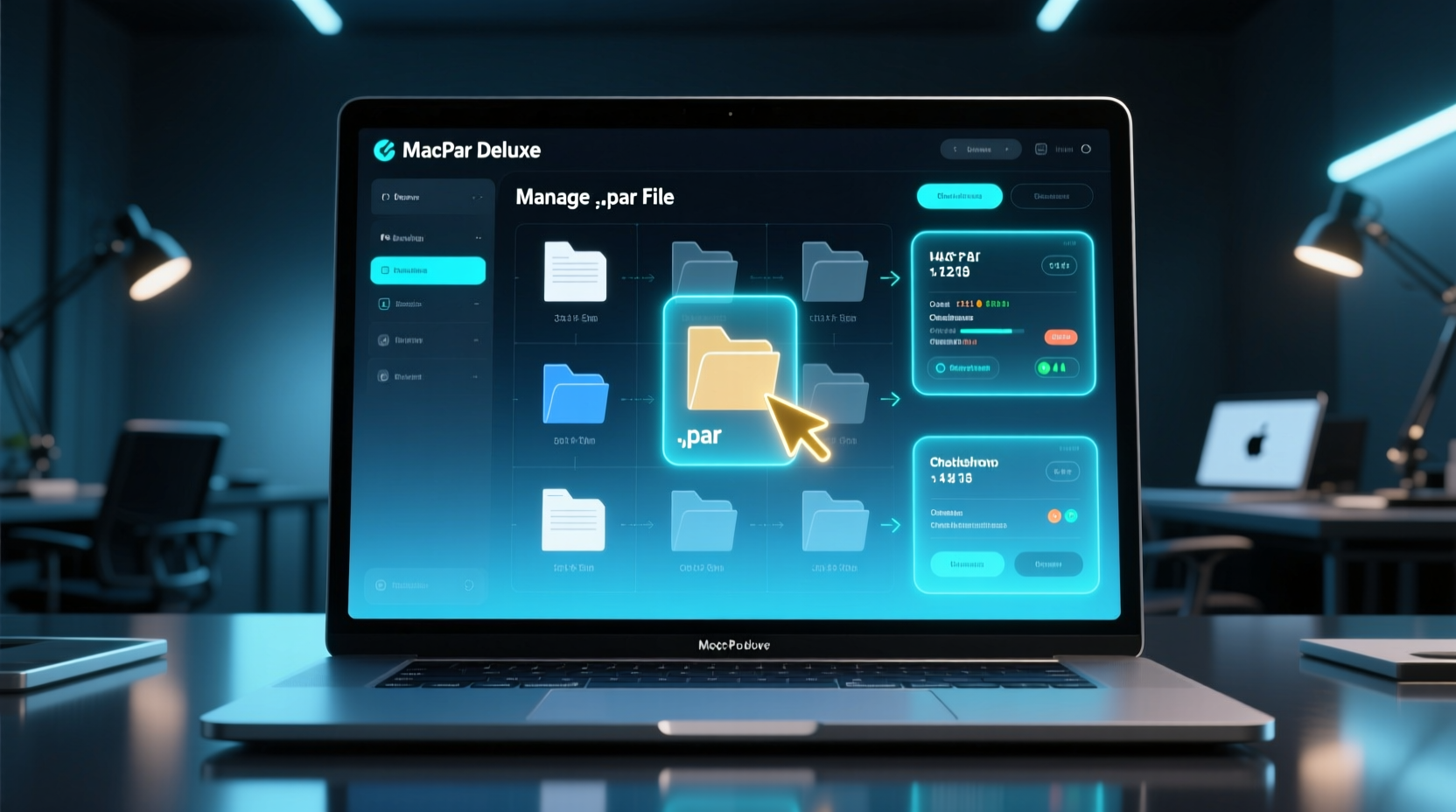 wrangle par files with macpar deluxe