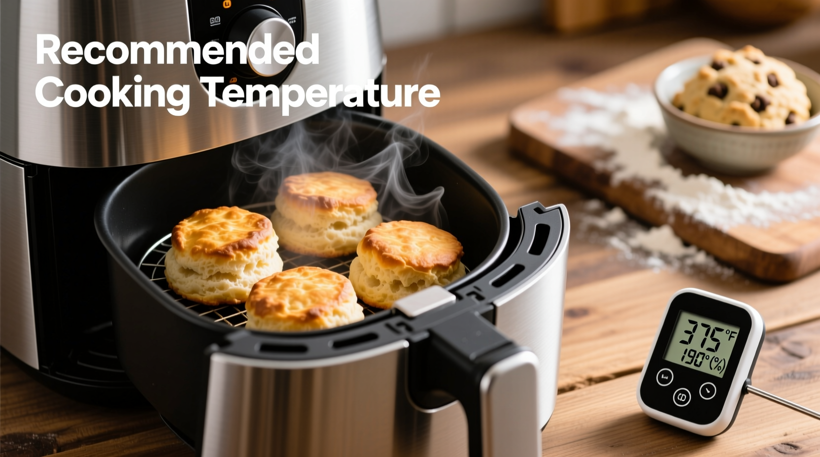 what temperature do you cook biscuits in an air fryer