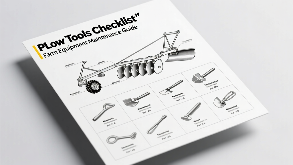 Diagram Plow Tools Checklist: A Field-Ready Technician’s Verification System