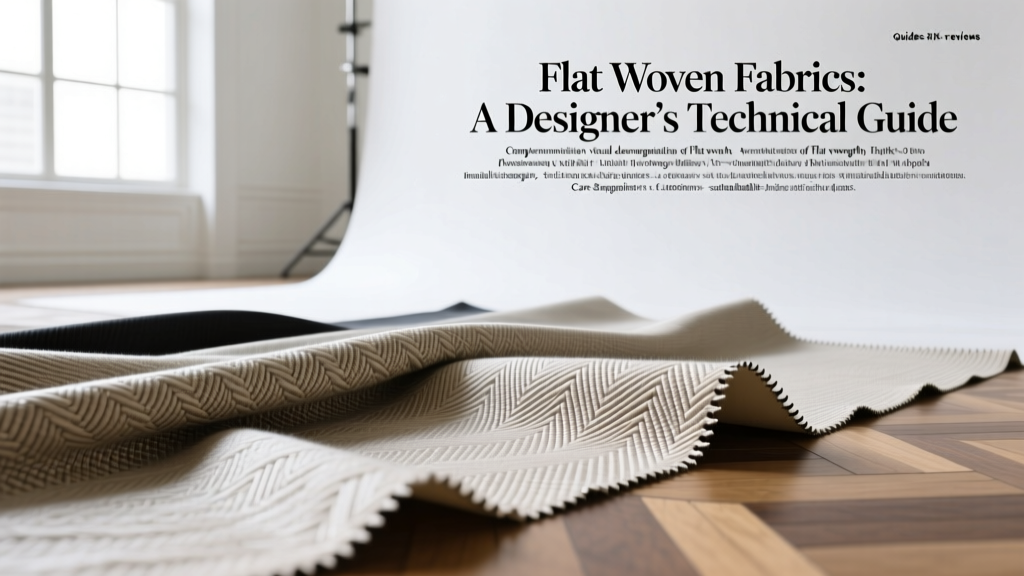 Flat Woven Fabrics: A Designer’s Technical Guide