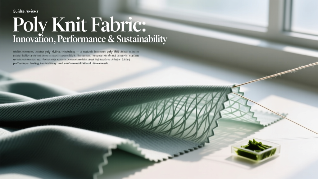 Poly Knit Fabric: Innovation, Performance & Sustainability