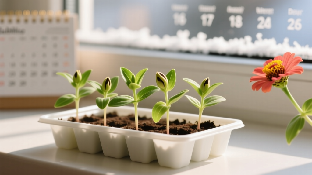 Zinnia Seeds Indoors: Exact Timing for 2026