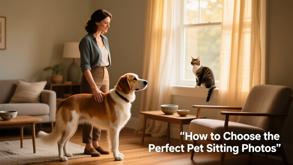 How to choose the perfect pet sitting pictures