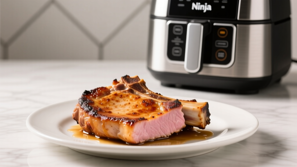 Crispy Bone-In Pork Chops in Ninja Foodi—Juicy & Golden!