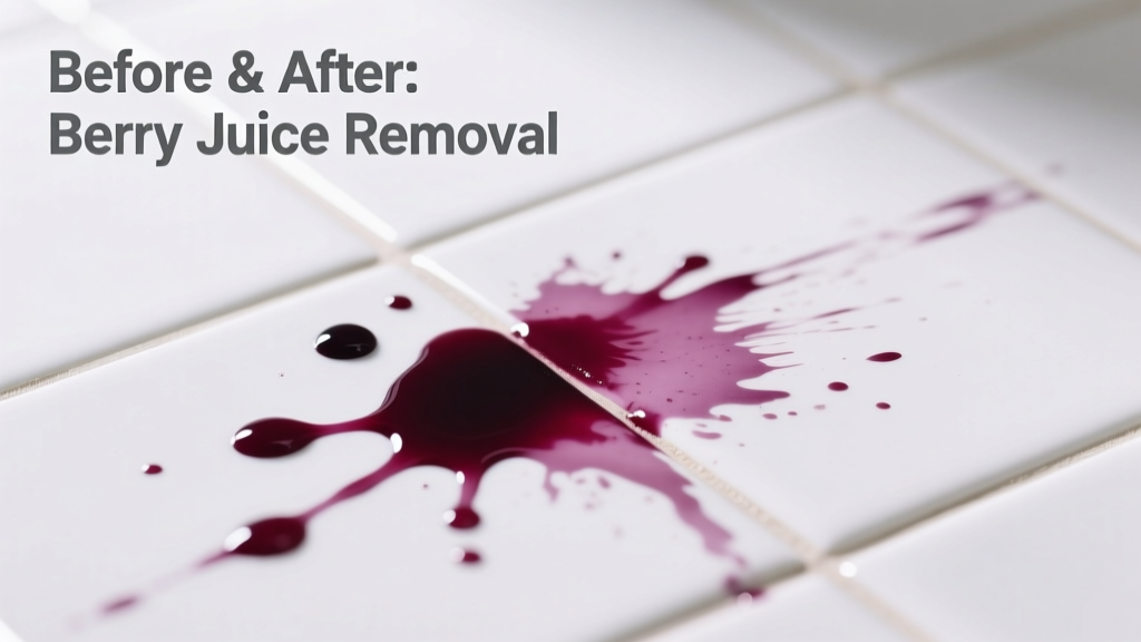 How to Remove Berry Juice from Tile Safely and Effectively