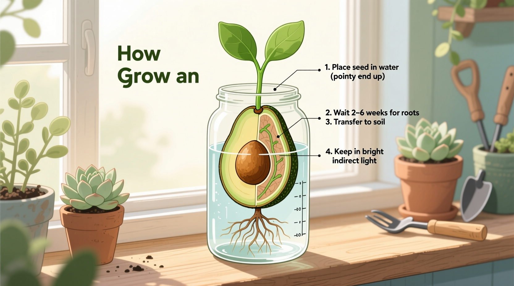 How to Grow Avocado Seed: Step-by-Step Guide