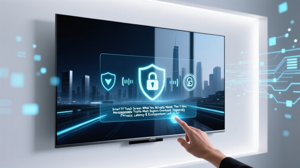 Smart TV Touch Screen What You Actually Need: The 7 Non-Negotiable Truths Most Buyers Overlook (Especially Privacy, Latency & Ecosystem Lock-In)