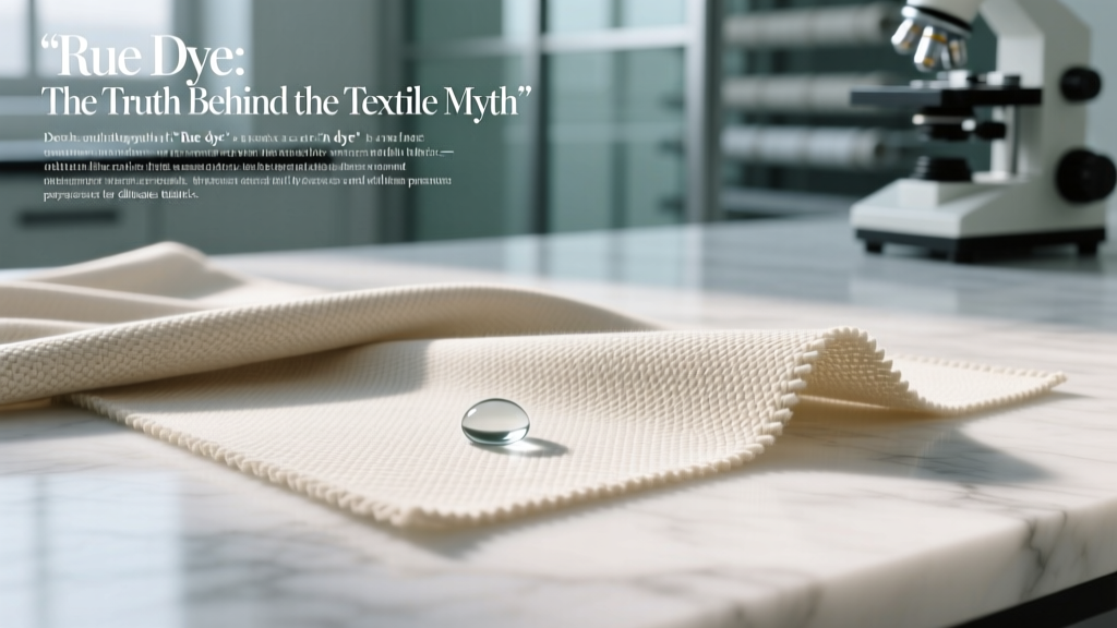 Rue Dye: The Truth Behind the Textile Myth