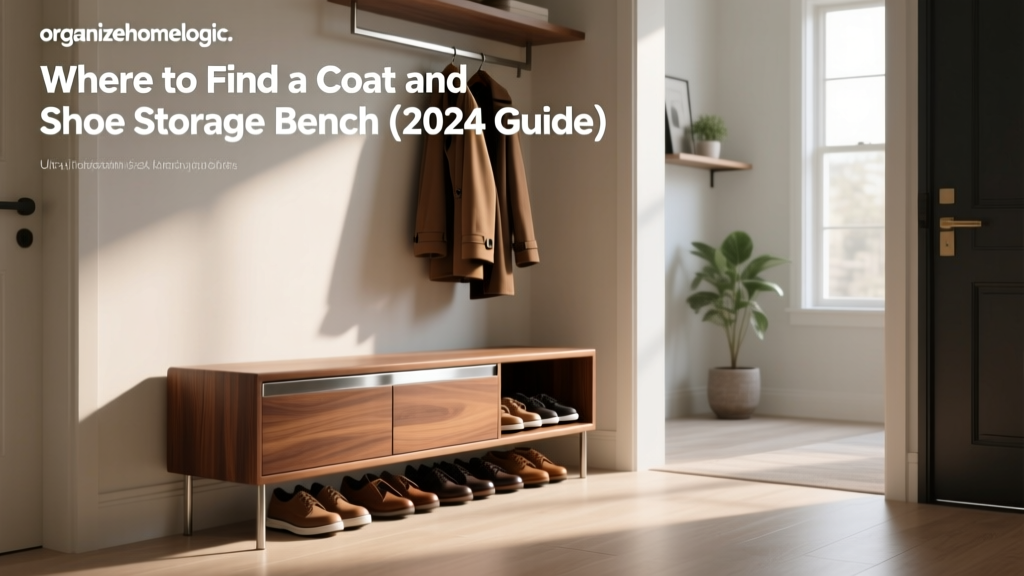 Where to Find a Coat and Shoe Storage Bench (2024 Guide)