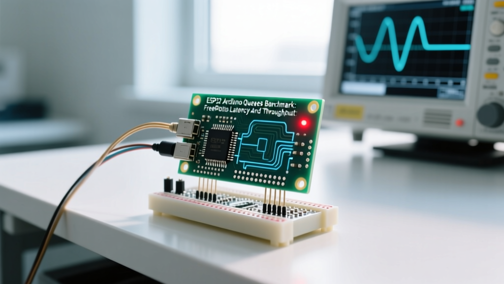 ESP32 Arduino Queues Benchmark: FreeRTOS Latency and Throughput