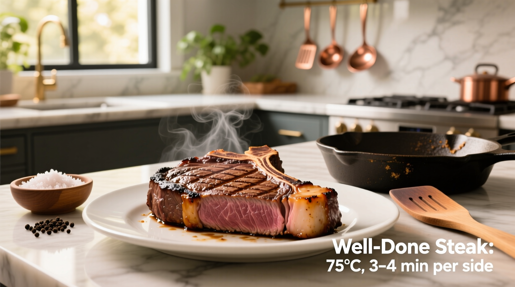 how to cook well done steak