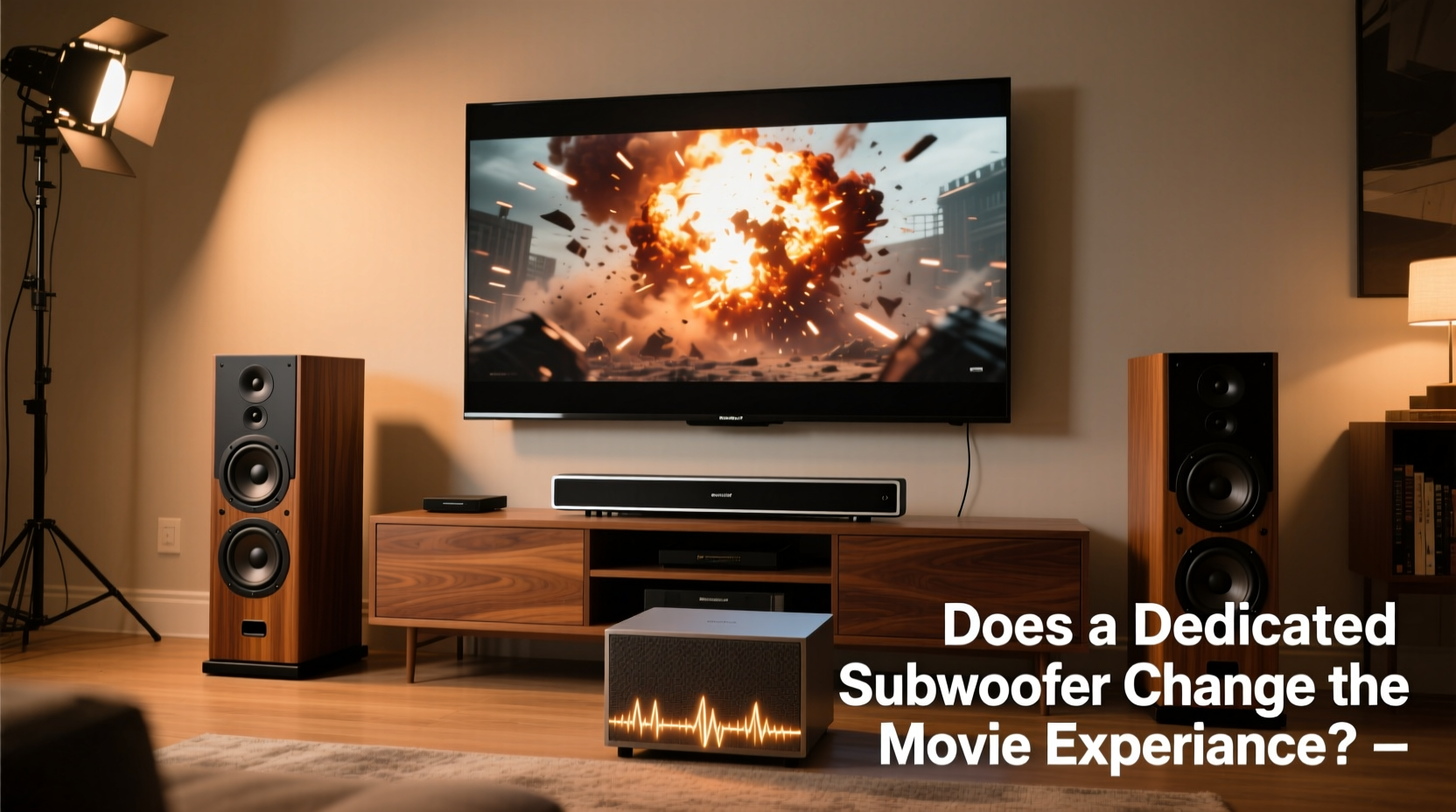 soundbar vs bookshelf speakers does a dedicated sub really change the movie experience