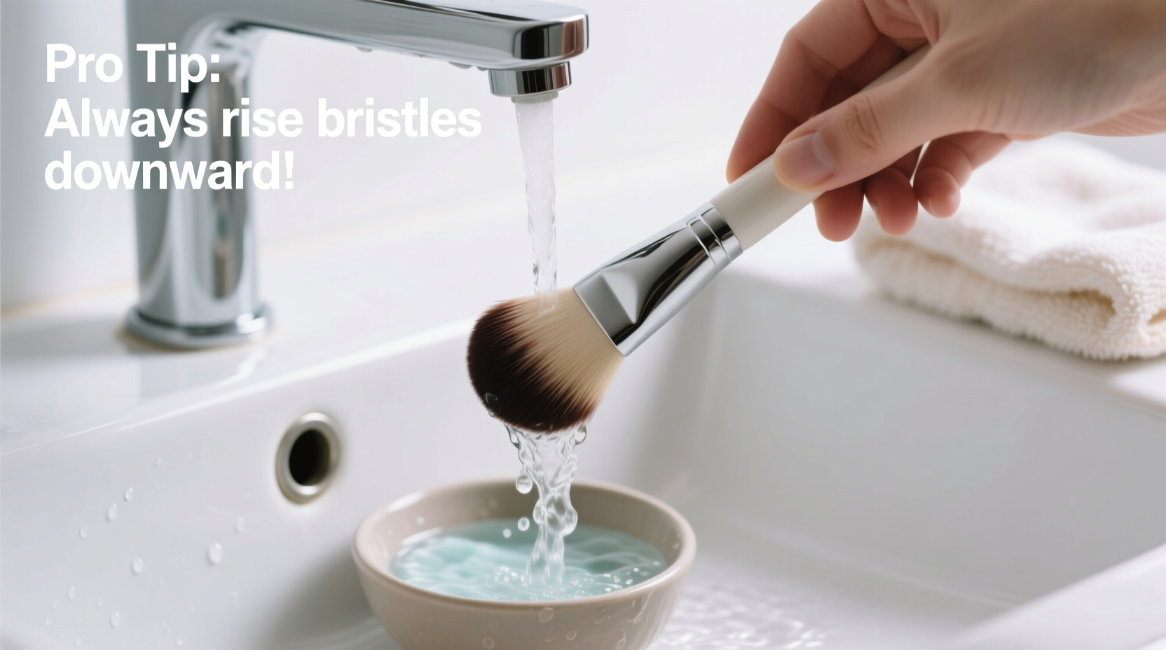 how to clean makeup brushes without damaging bristles pro tips
