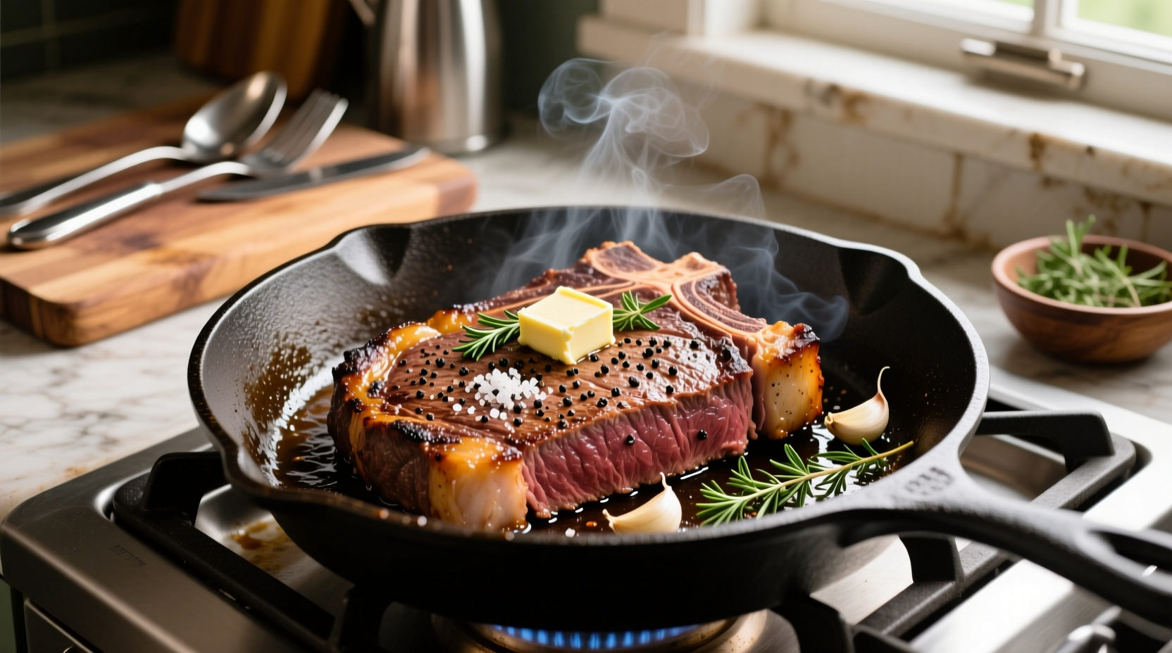 how to cook a steak on stove top