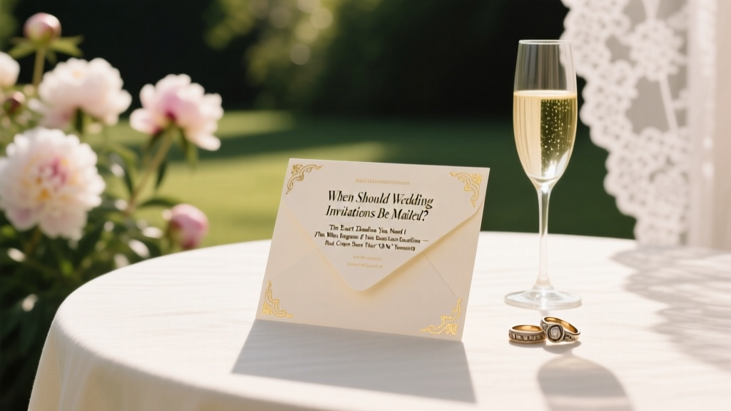 When to Mail Wedding Invitations (2026 Timeline)