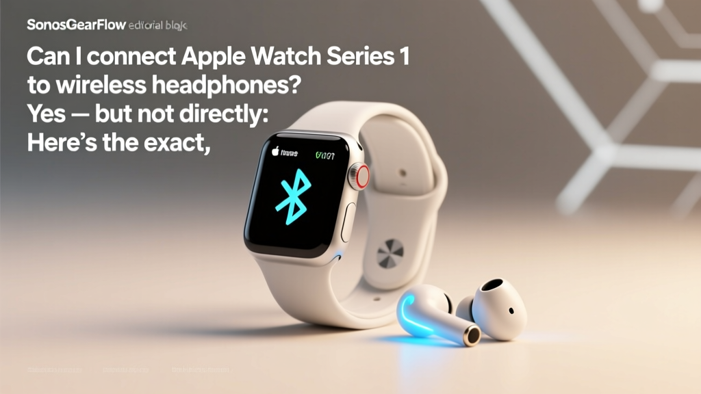 Apple Watch Series 1: Bluetooth Headphones Workaround