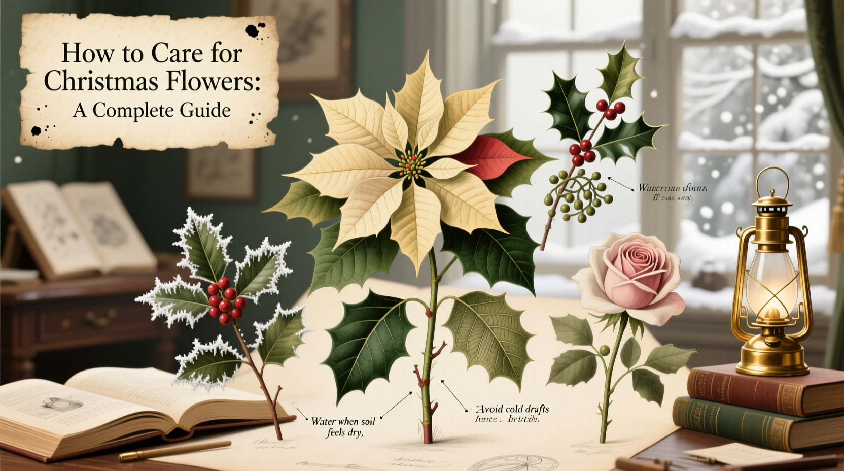 how to take care of christmas flower