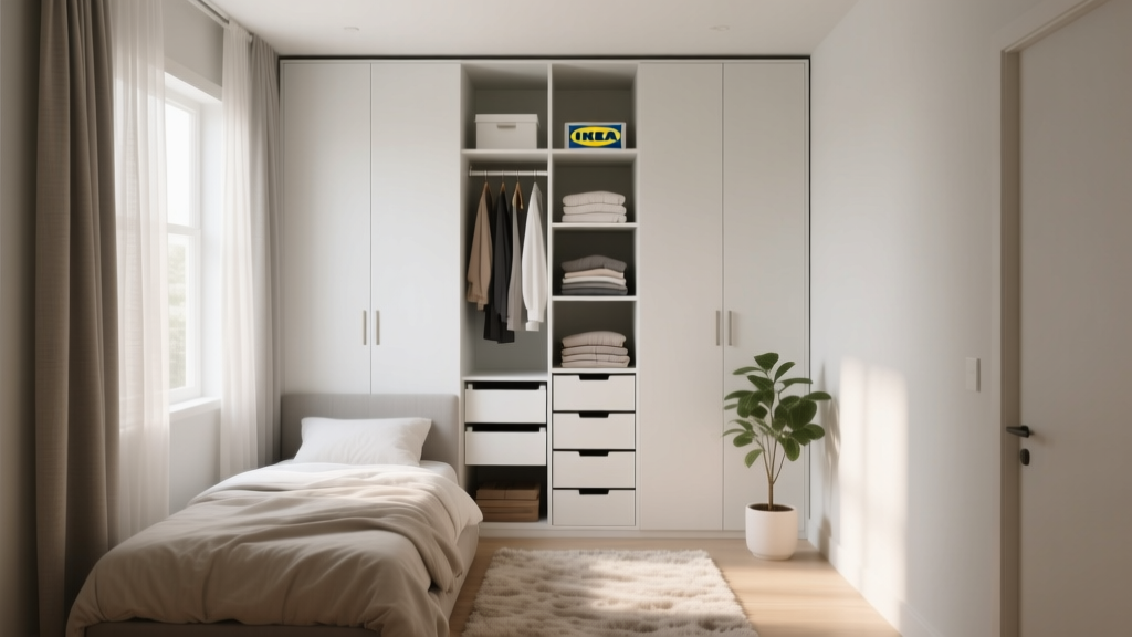 IKEA PAX Closets for Small Bedrooms: Smart & Rent-Friendly