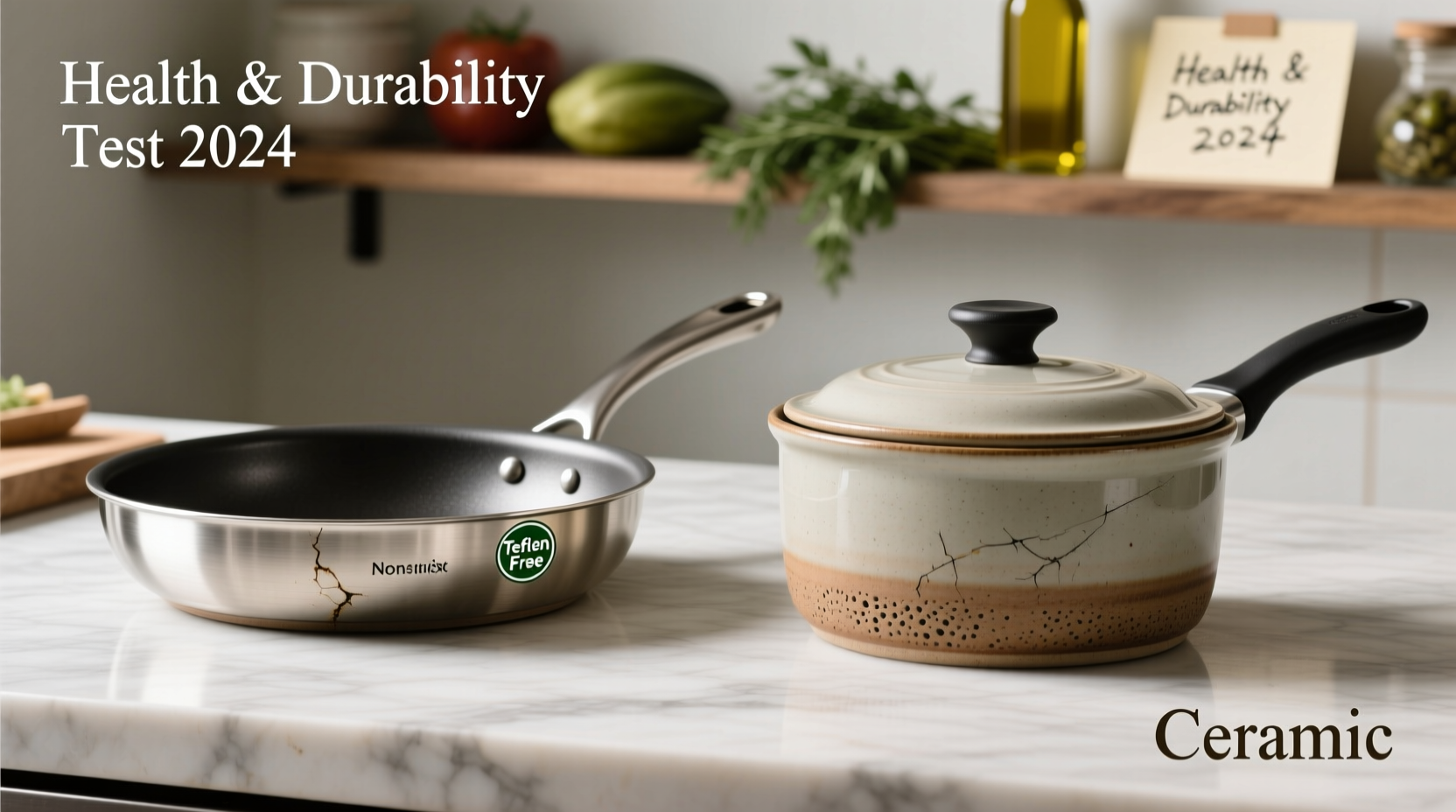 is ceramic cookware better than nonstick for health and durability long term