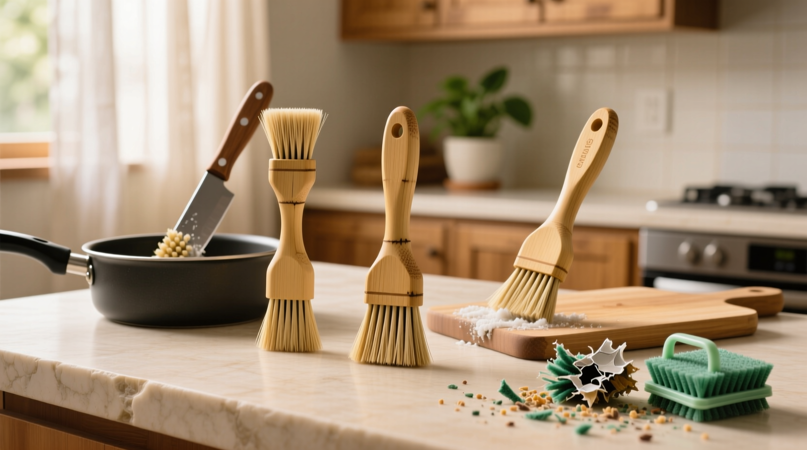 bamboo brushes vs recycled plastic scrubbers
