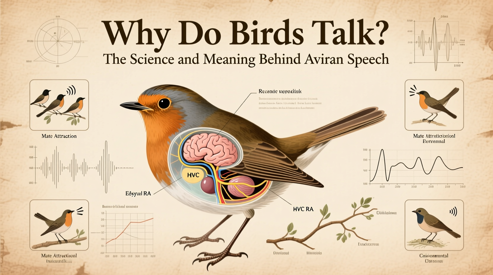 why do birds talk