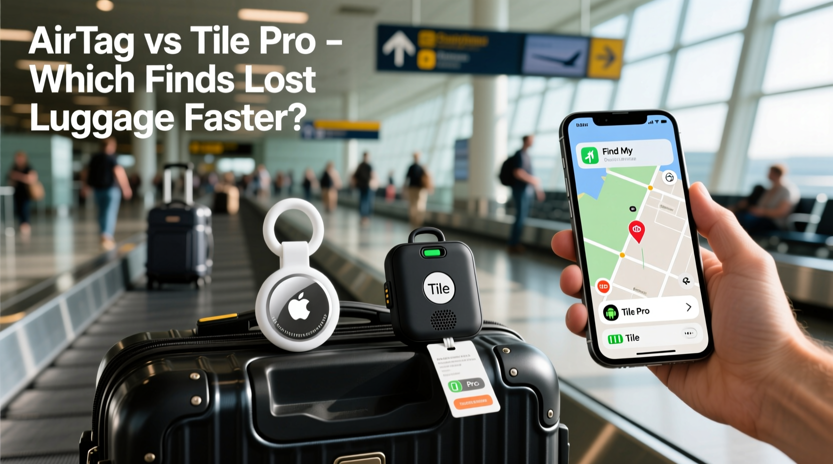 airtags vs tile pro which tracker actually works better for finding lost luggage
