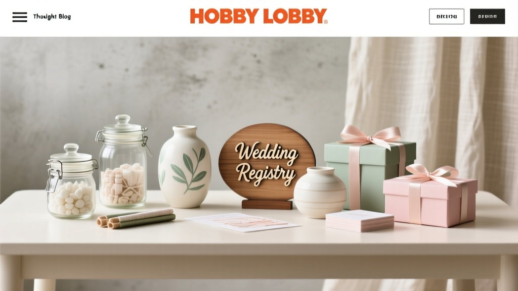Hobby Lobby Wedding Registry? No — Best Alternatives (2026)