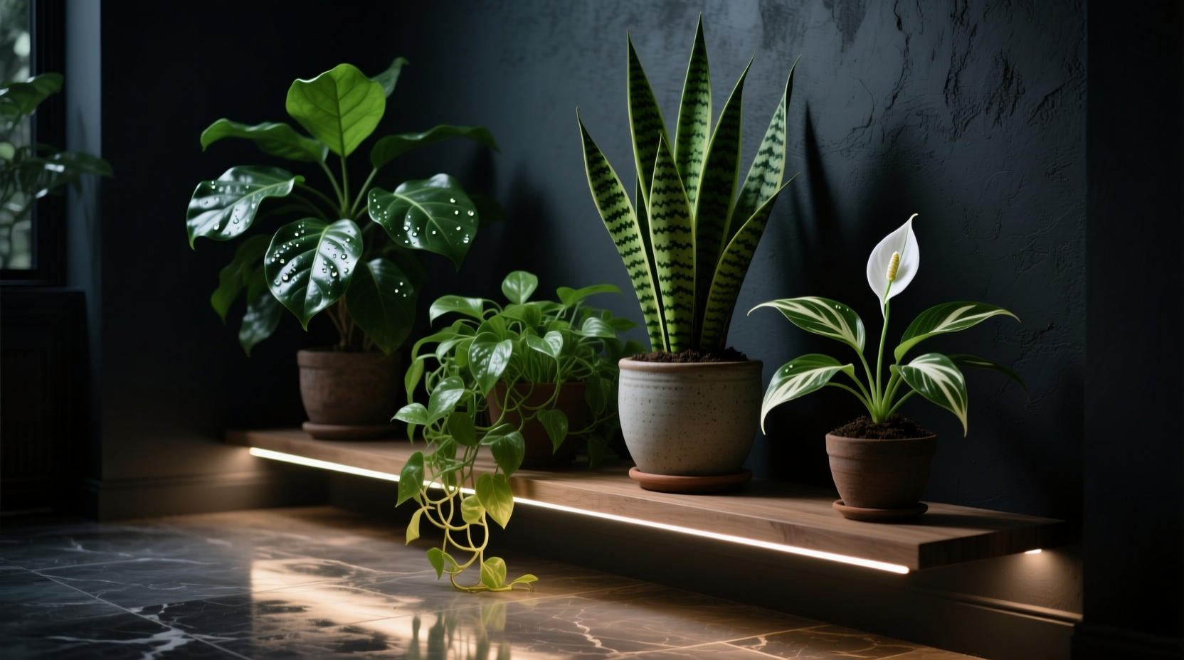 best houseplants dark rooms
